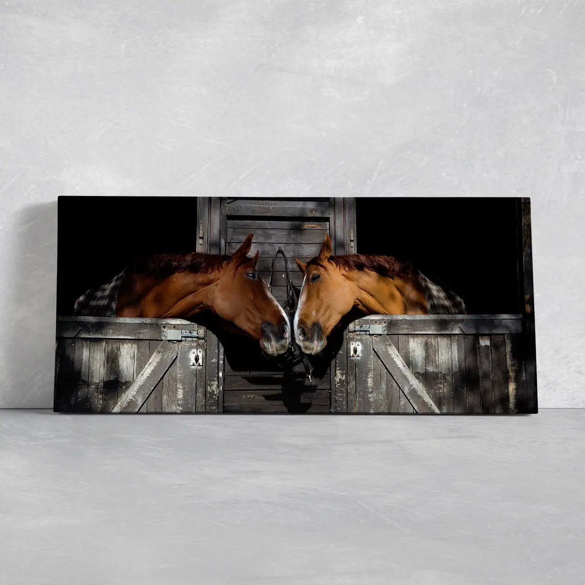 Sweet Horse Couple Wall Art Canvas-Stunning Canvas Prints