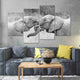 Loving Elephants Wall Art Canvas-Stunning Canvas Prints