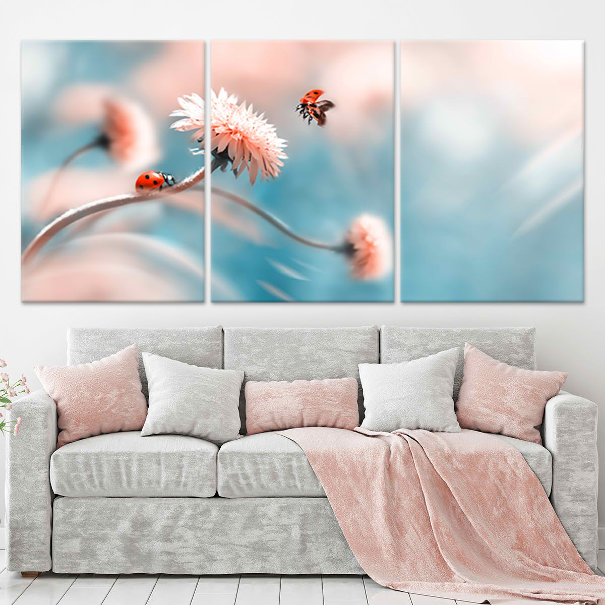 Lady Bugs Wall Art Canvas-Stunning Canvas Prints