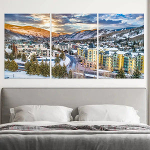 Vail Skyline Wall Art Canvas-Stunning Canvas Prints