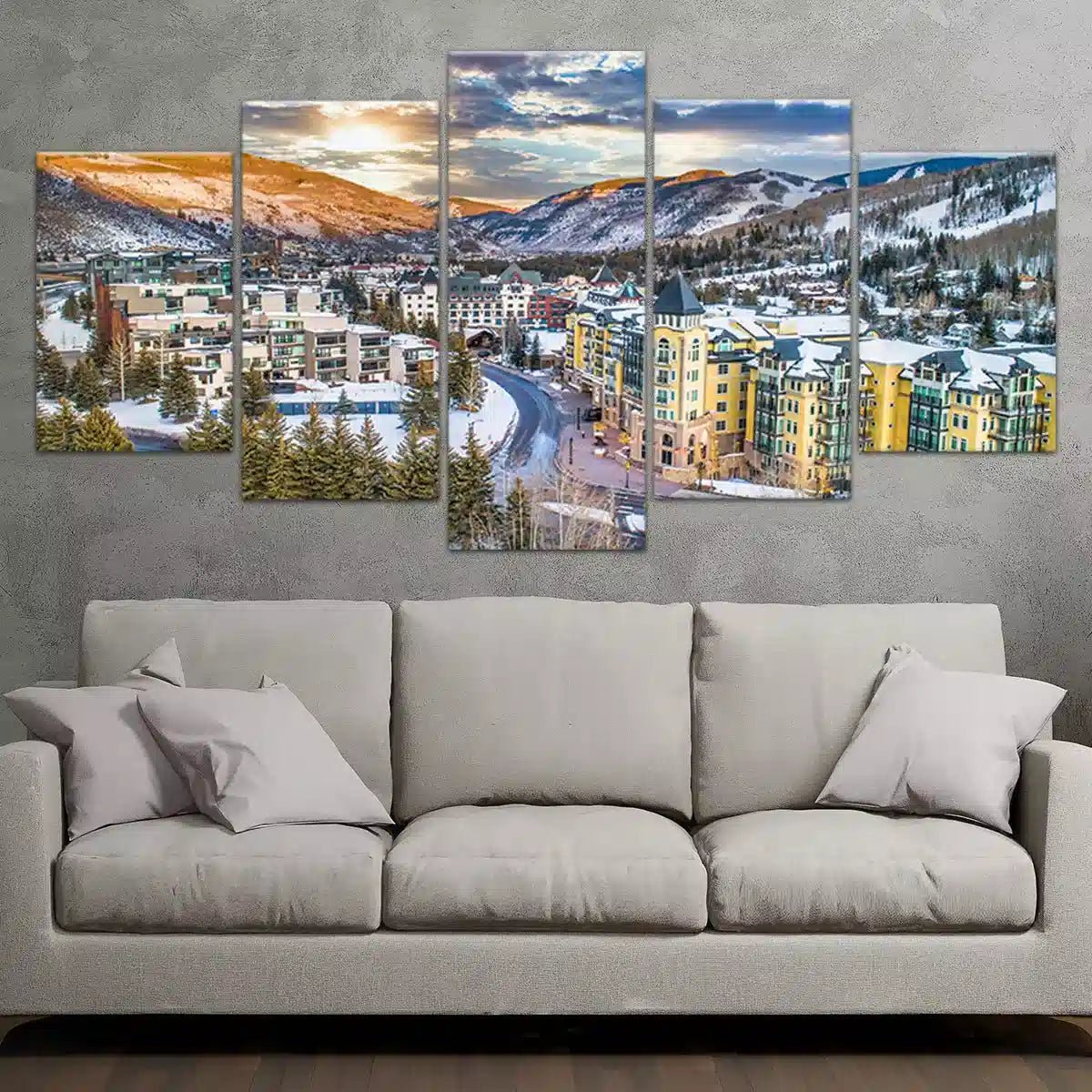 Vail Skyline Wall Art Canvas-Stunning Canvas Prints