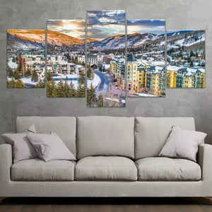 Vail Skyline Wall Art Canvas-Stunning Canvas Prints