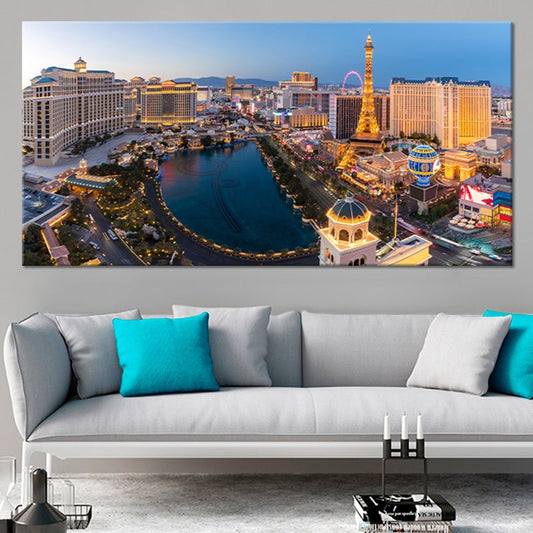 Las Vegas Strip Skyline Wall Art Canvas-Stunning Canvas Prints