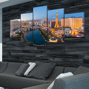 Las Vegas Strip Skyline Wall Art Canvas-Stunning Canvas Prints