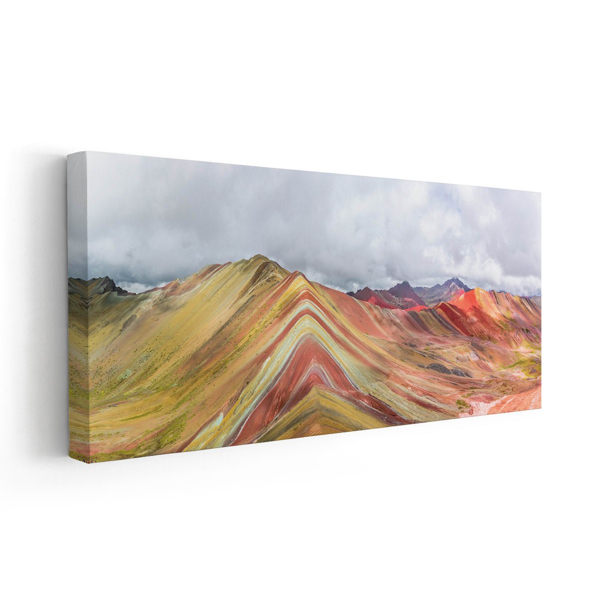 Rainbow Mountains Wall Art Canvas-Stunning Canvas Prints