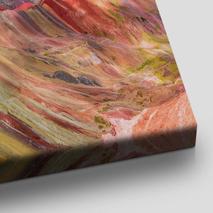 Rainbow Mountains Wall Art Canvas-Stunning Canvas Prints