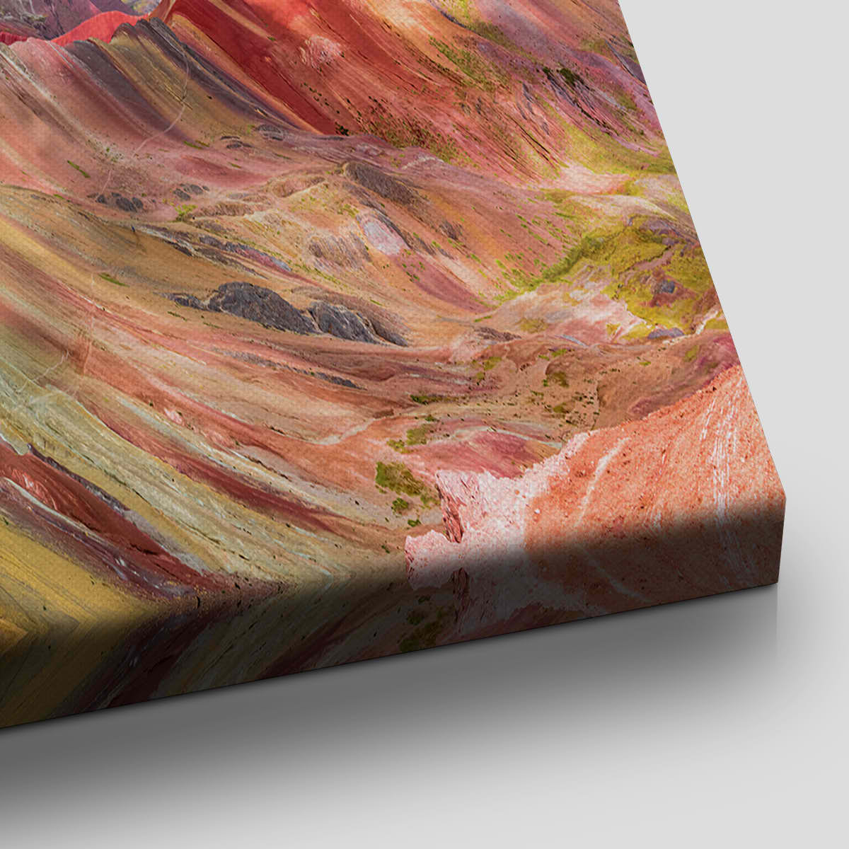 Rainbow Mountains Wall Art Canvas-Stunning Canvas Prints