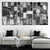 Vintage Speakers BW Panel Canvas Wall Art 3 pieces