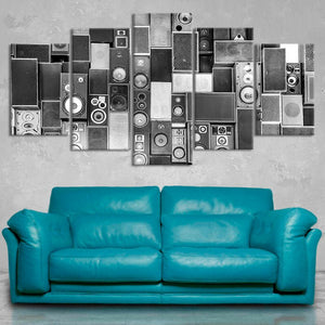 Music Speakers Wall Art Canvas Print-Stunning Canvas Prints