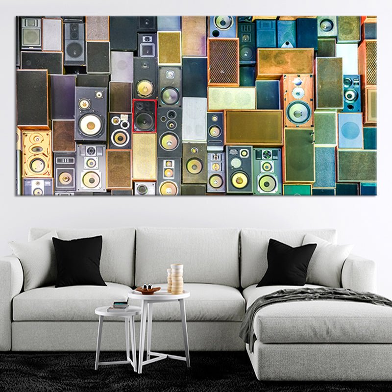 Vintage Speakers Wall Art Canvas Print-Stunning Canvas Prints