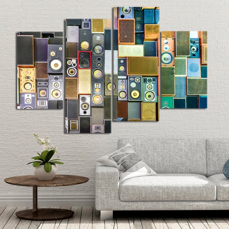 Vintage Speakers Wall Art Canvas Print-Stunning Canvas Prints