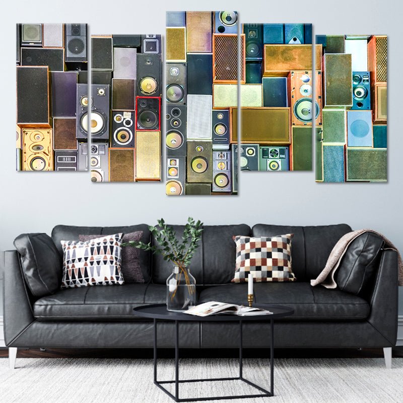 Vintage Speakers Wall Art Canvas Print-Stunning Canvas Prints