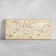 Beige Travel World Map Wall Art-Stunning Canvas Prints