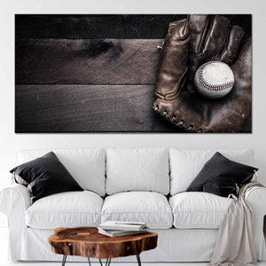 Vintage Baseball Wall Art Canvas Print-Stunning Canvas Prints