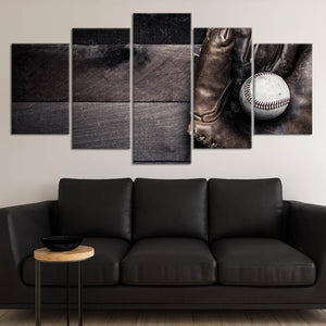 Vintage Baseball Wall Art Canvas Print-Stunning Canvas Prints