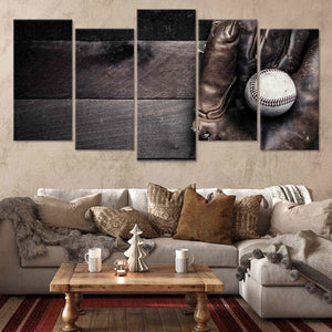 Vintage Baseball Wall Art Canvas Print-Stunning Canvas Prints