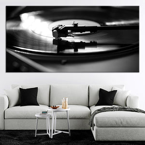 Vintage Record Player Wall Art Canvas Print-Stunning Canvas Prints