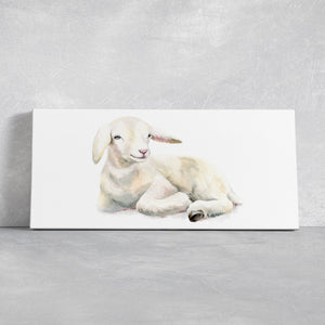 Cute Baby Lamb Wall Art Canvas-Stunning Canvas Prints