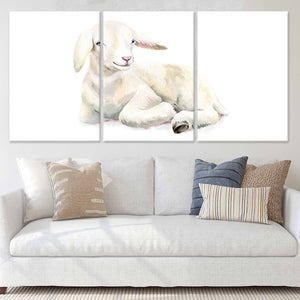 Cute Baby Lamb Wall Art Canvas-Stunning Canvas Prints