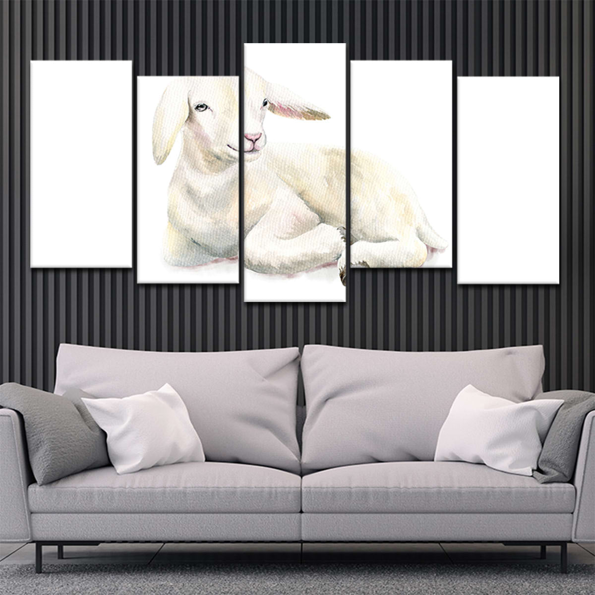 Cute Baby Lamb Wall Art Canvas-Stunning Canvas Prints