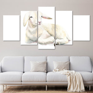 Cute Baby Lamb Wall Art Canvas-Stunning Canvas Prints