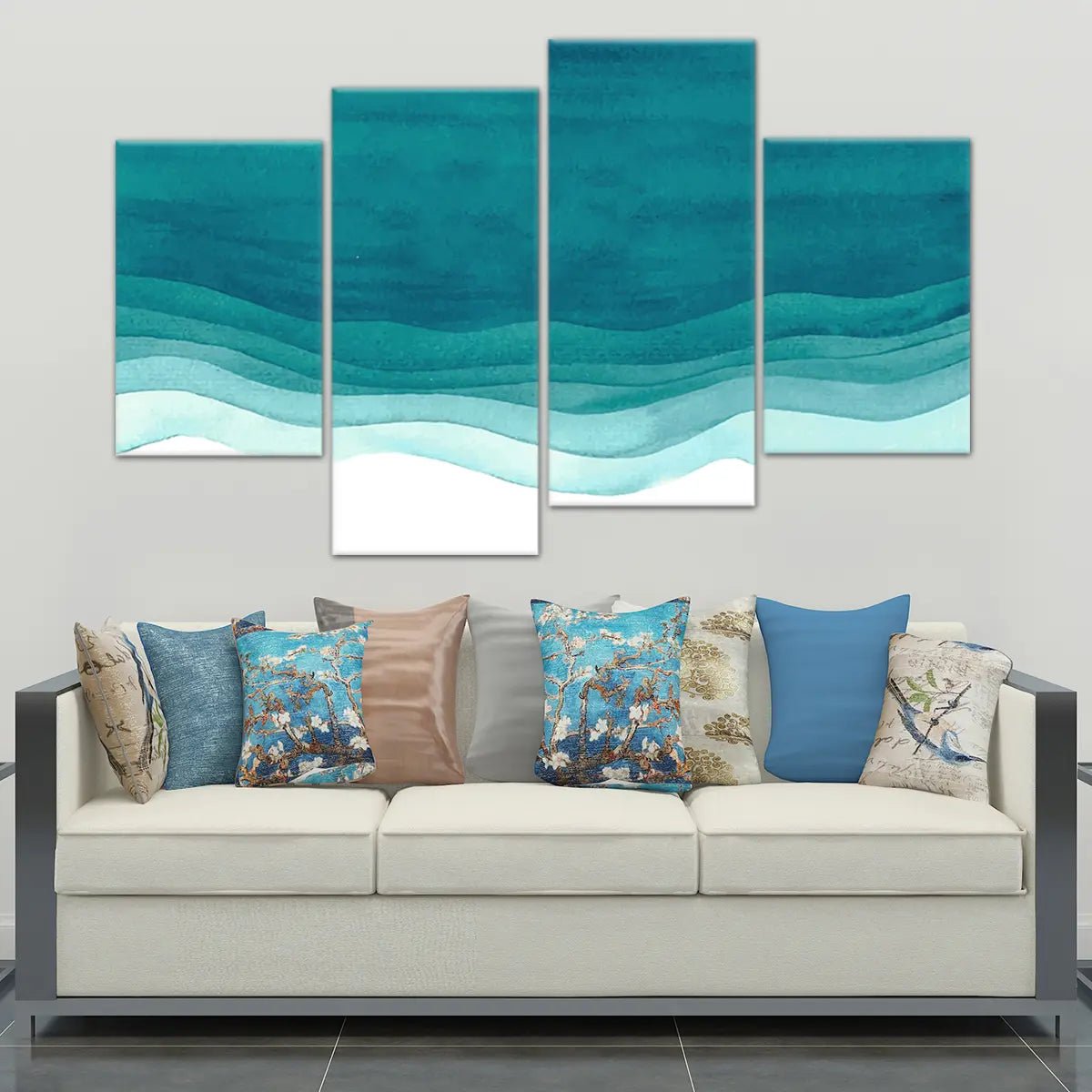 Abstract Ocean Waves Wall Art Canvas Print-Stunning Canvas Prints