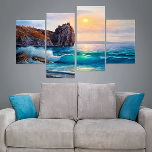 Watercolor Seascape Wall Art-Stunning Canvas Prints