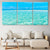 White Sand Beach Multi Panel Canvas Wall Art 1 piece