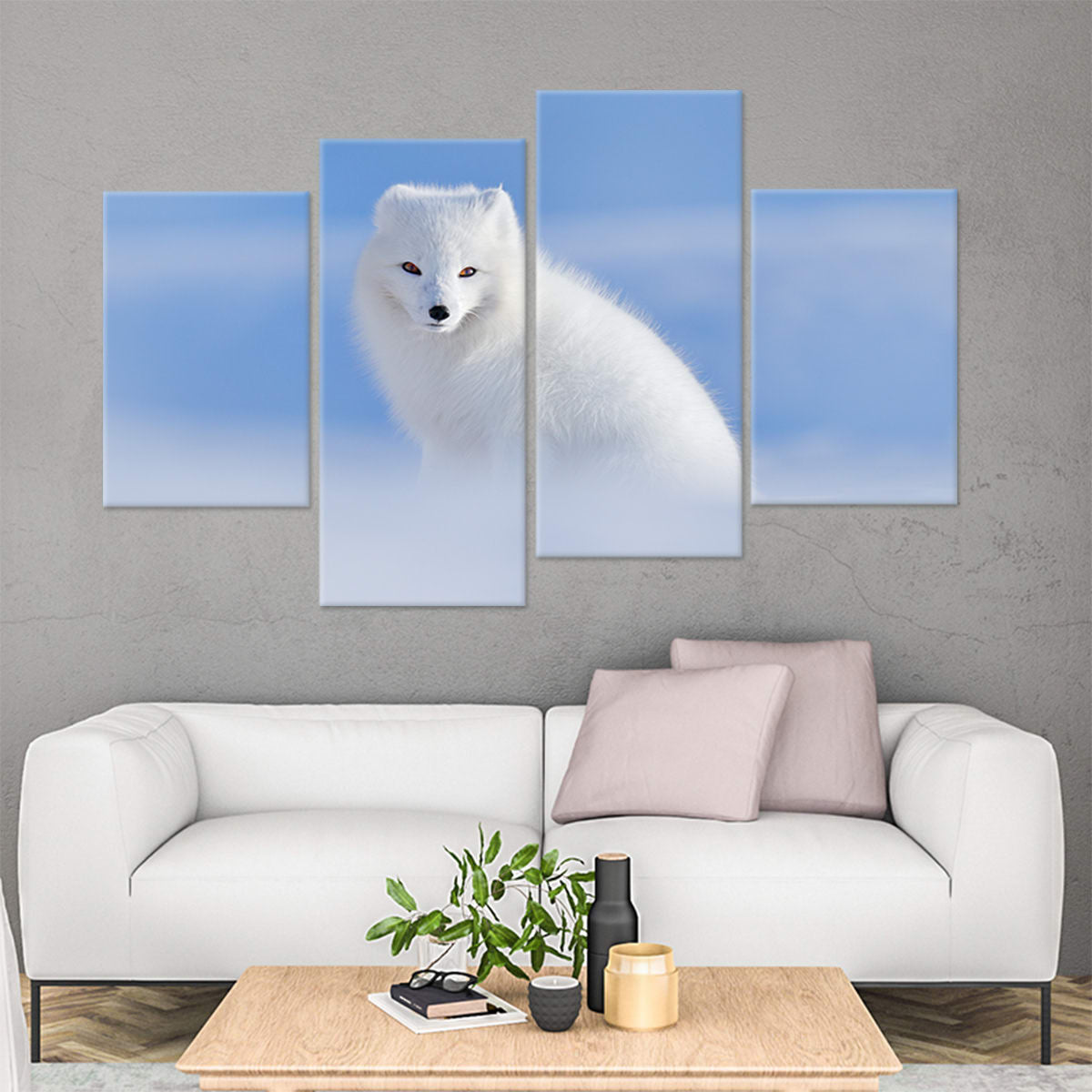 Arctic Fox Wall Art Canvas-Stunning Canvas Prints