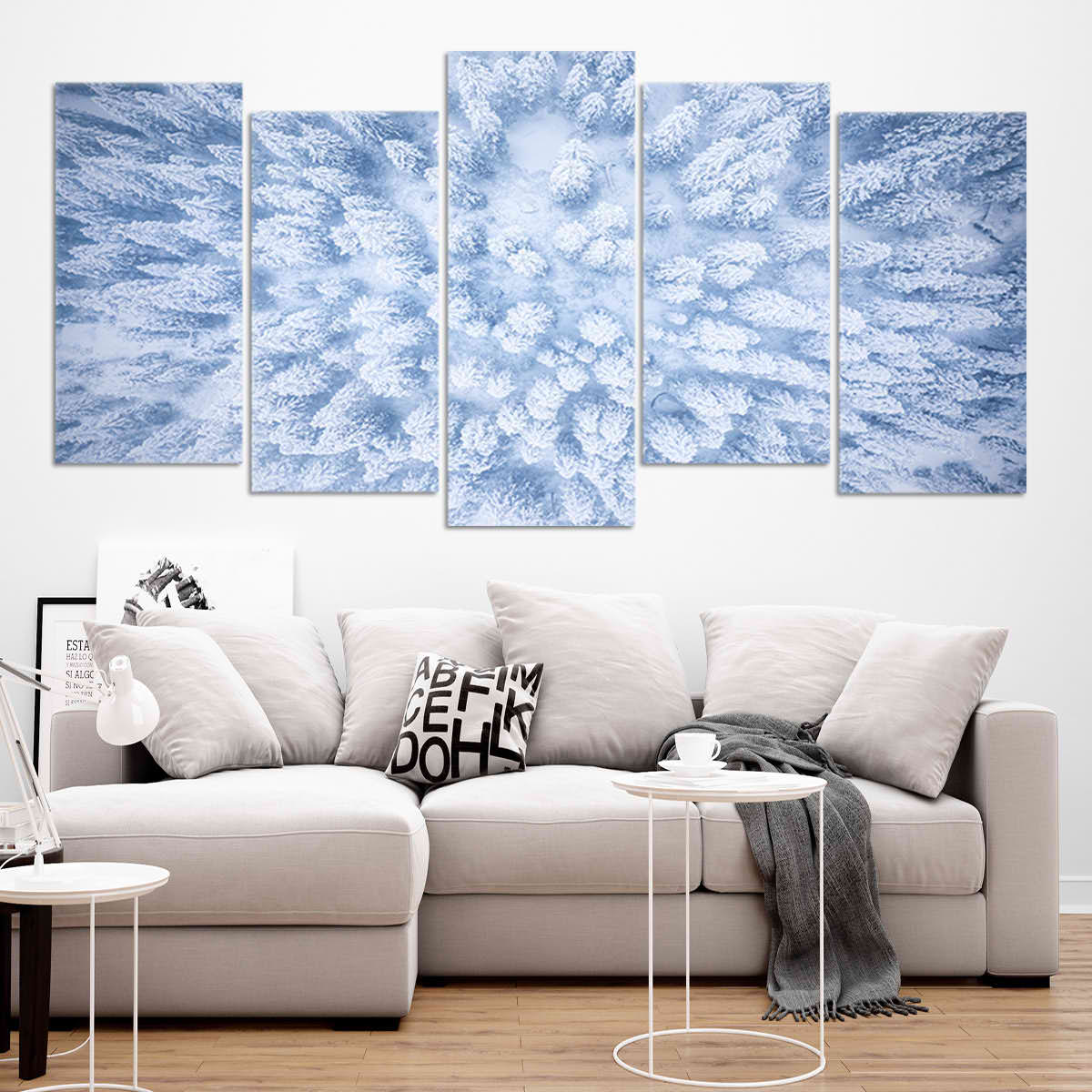 Snowy Forest Wall Art-Stunning Canvas Prints