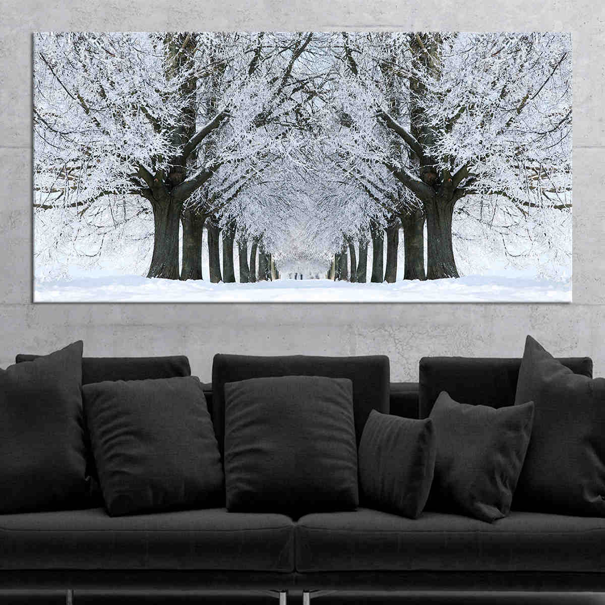 Snowy Trees Wall Art Canvas-Stunning Canvas Prints