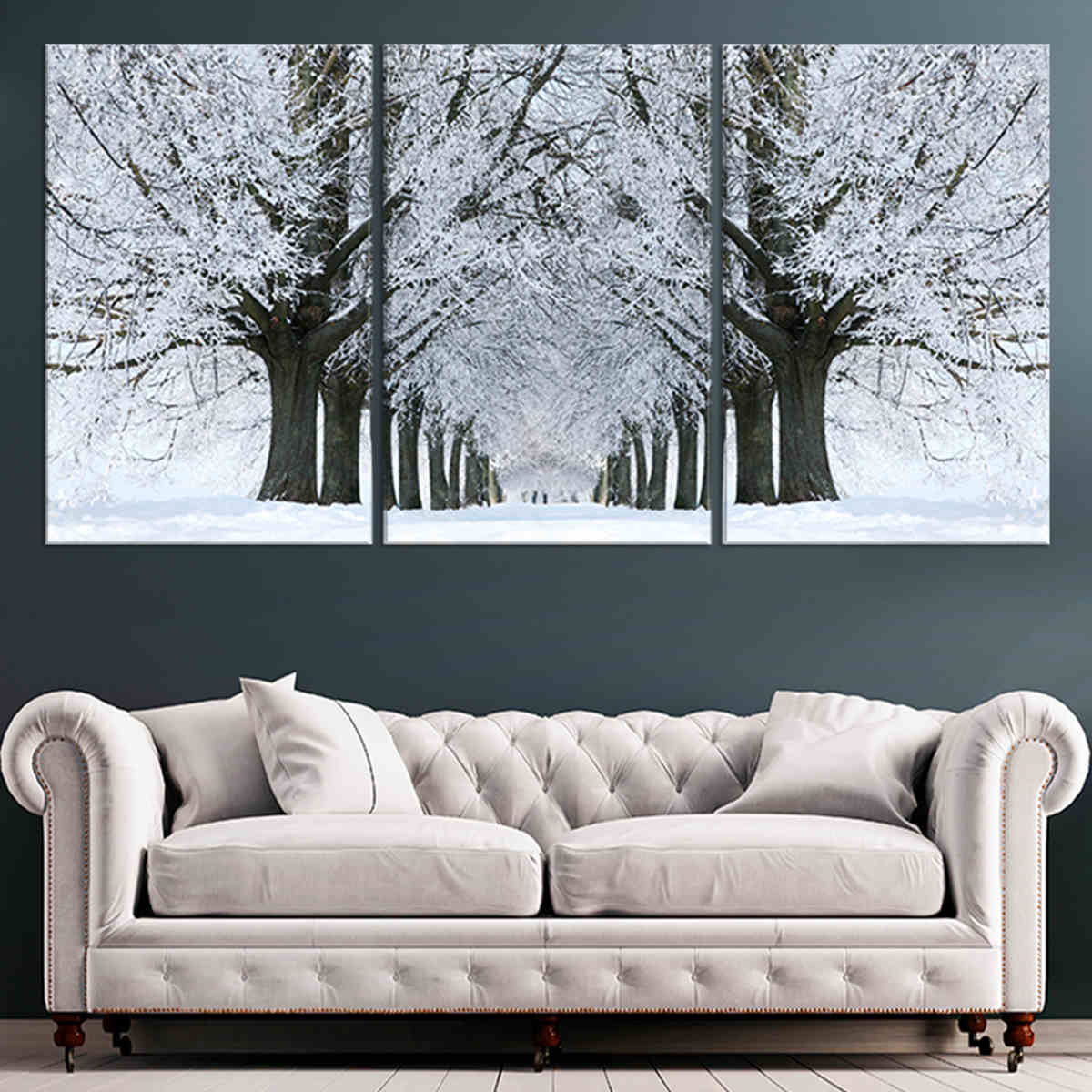 Snowy Trees Wall Art Canvas-Stunning Canvas Prints