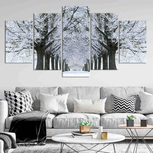 Snowy Trees Wall Art Canvas-Stunning Canvas Prints