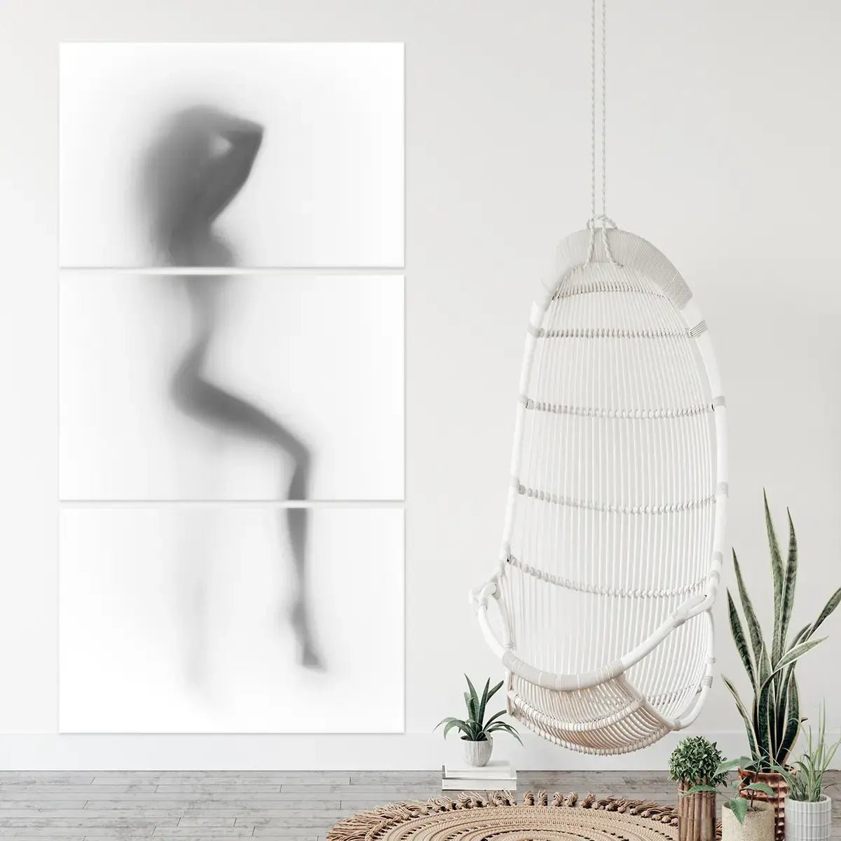 Woman Body Silhouette Wall Art #5-Stunning Canvas Prints