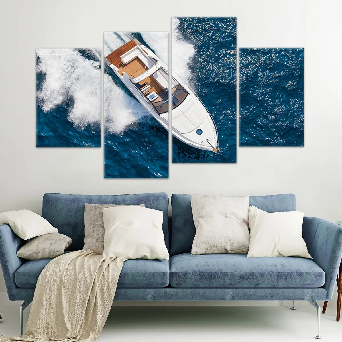 Cruising Yacht Wall Art Canvas Print-Stunning Canvas Prints
