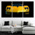 Yellow Lotus Sport Car Canvas Wall Art