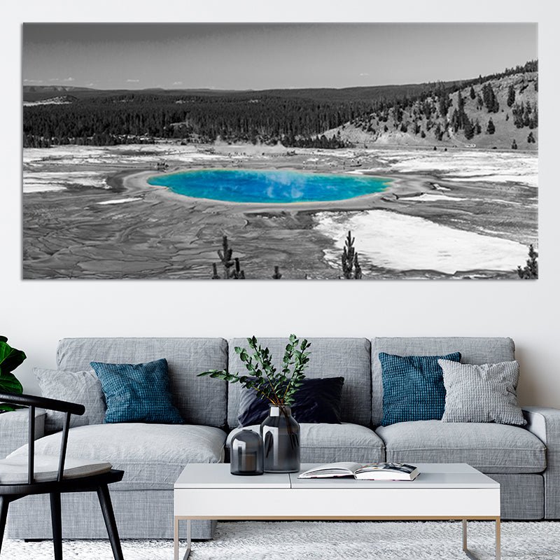 Yellowstone Hot Springs Multi Panel Canvas Wall Art-Stunning Canvas Prints
