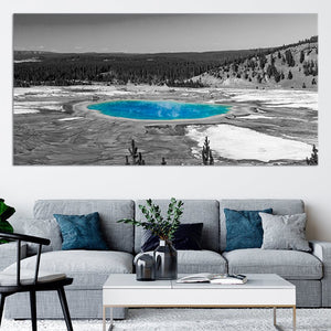 Yellowstone Hot Springs Multi Panel Canvas Wall Art-Stunning Canvas Prints