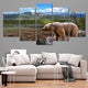 Yellowstone Grizzly Bear Wall Art Canvas-Stunning Canvas Prints