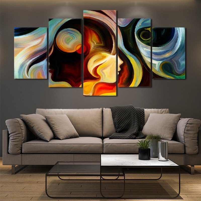 Abstract Expressionist Wall Art For Living Room Wall-Stunning Canvas Prints