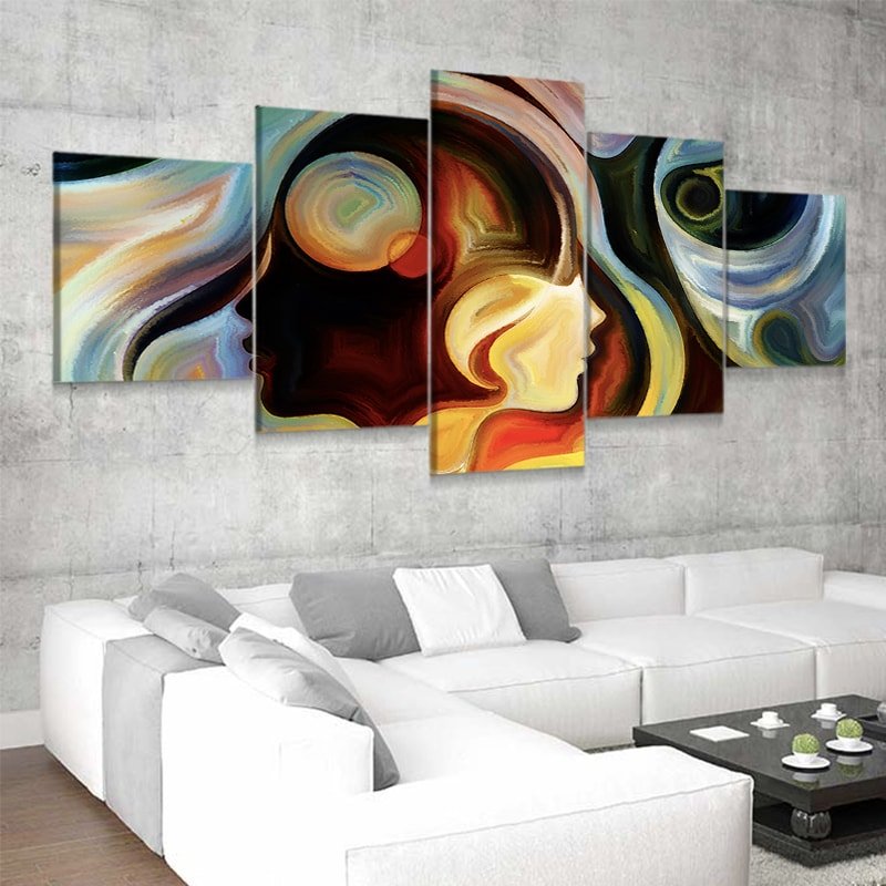Abstract Expressionist Wall Art For Living Room Wall-Stunning Canvas Prints