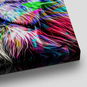 Abstract Lion Head Vertical Wall Art Canvas-Stunning Canvas Prints