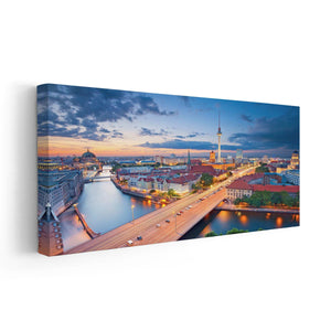 Berlin Skyline Wall Art Canvas-Stunning Canvas Prints