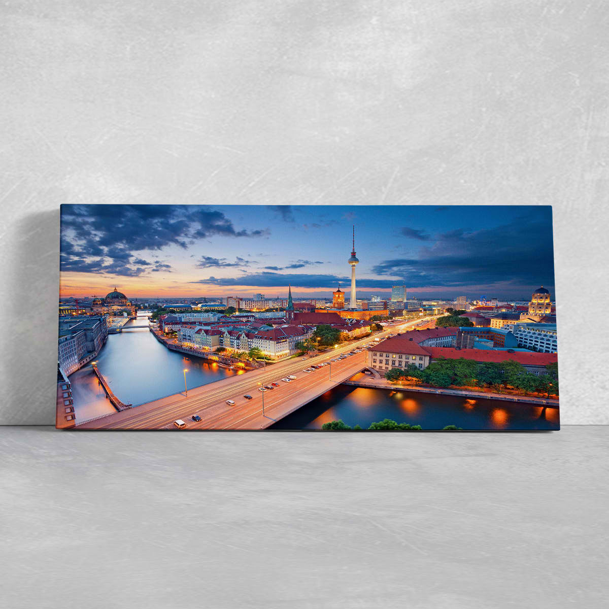 Berlin Skyline Wall Art Canvas-Stunning Canvas Prints