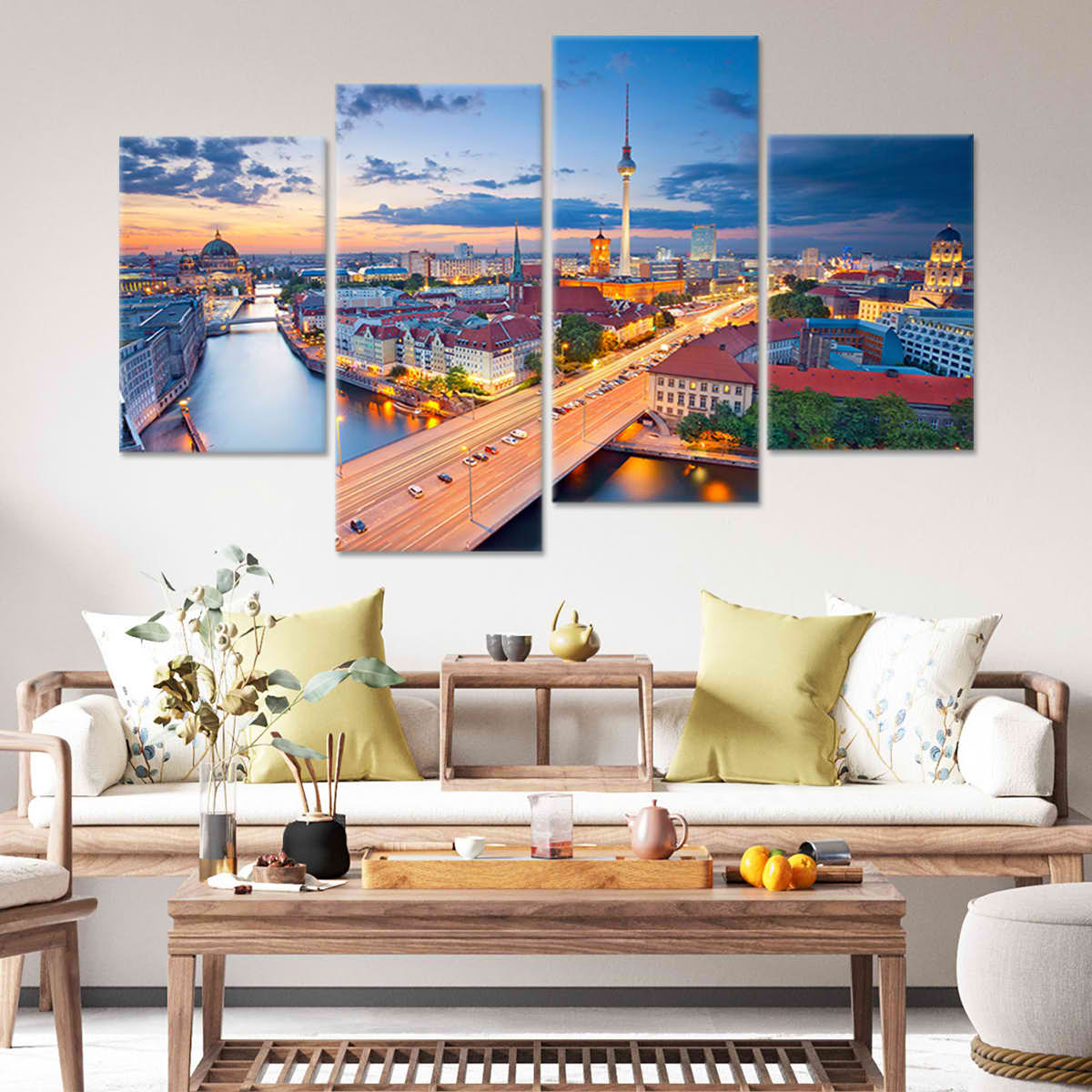 Berlin Skyline Wall Art Canvas-Stunning Canvas Prints