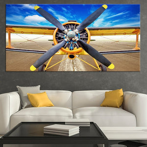 Colorful Vintage Airplane Wall Art Canvas Print-Stunning Canvas Prints