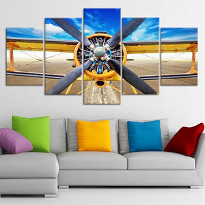 Colorful Vintage Airplane Wall Art Canvas Print-Stunning Canvas Prints