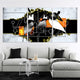 Abstract Dance Silhouettes Wall Art-Stunning Canvas Prints