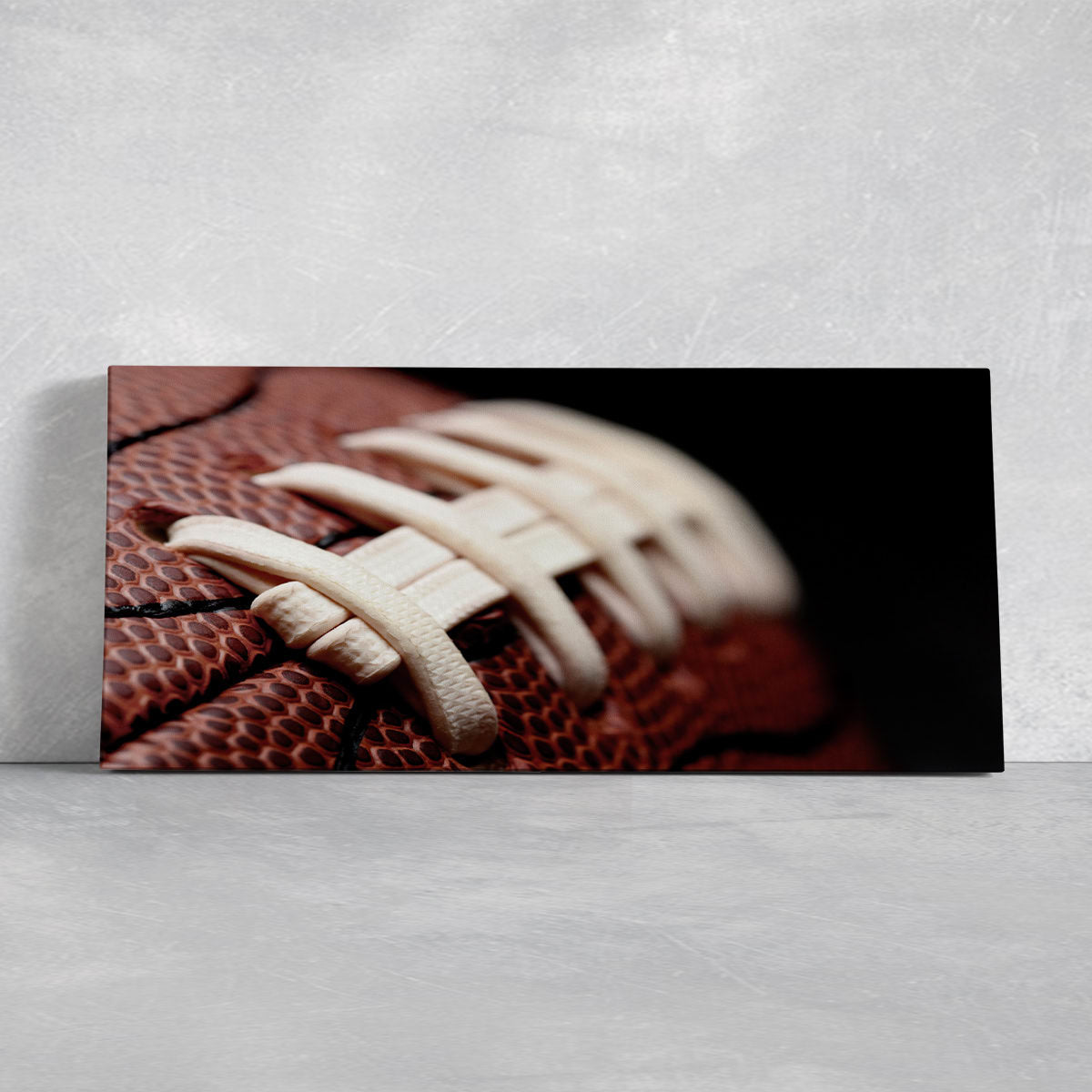 Close-up Football Wall Art Canvas Print-Stunning Canvas Prints