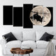Apache Helicopter Silhouette Wall Art Canvas Print-Stunning Canvas Prints